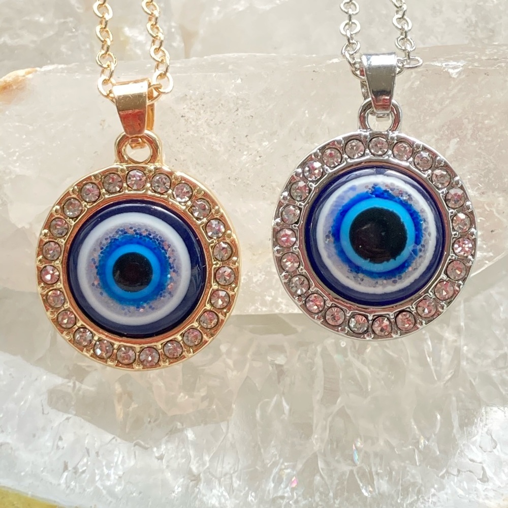 Evil eye necklaces for protection against jealousy
